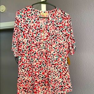Colorful Printed Blouse